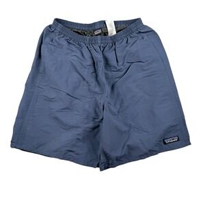 Patagonia Baggies Shorts Mens Small Blue Swim Trunks Mesh Lined Nylon